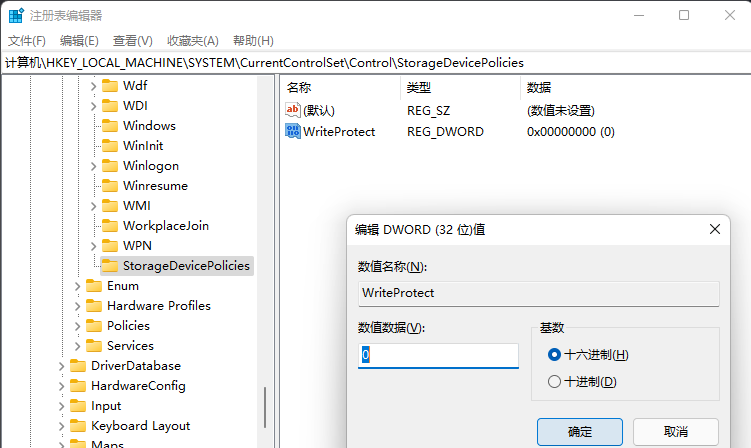 win11系统磁盘被写保护怎么办