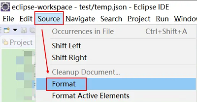 Eclipse怎么格式化JSON