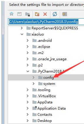PyCharm如何导入配置文件
