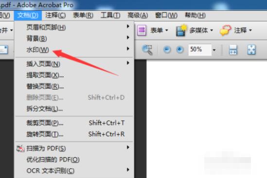 Adobe Reader怎么删除水印