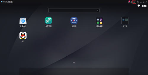 网易MuMu模拟器如何显示工具栏