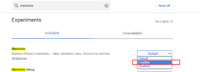 谷歌浏览器memory功能如何开启