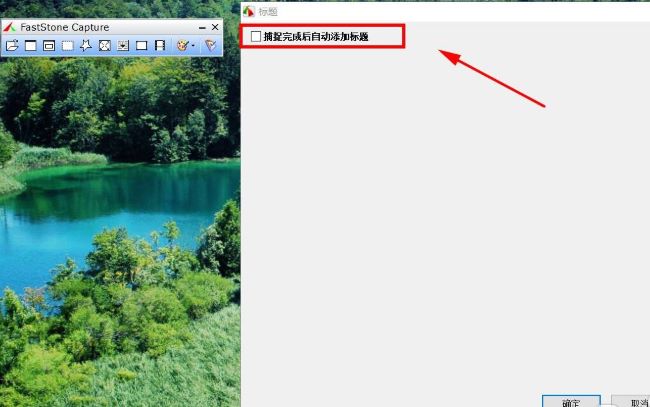 FastStone Capture怎么设置自动标题