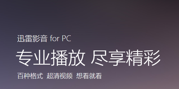 迅雷影音pc端