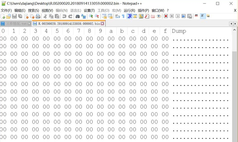 Notepad++怎么查看二进制文件