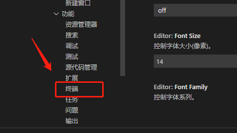 Vscode怎么自定义终端类型