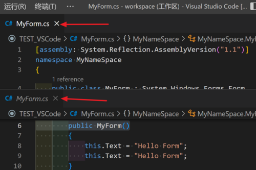 Vscode怎么向上拆分窗口