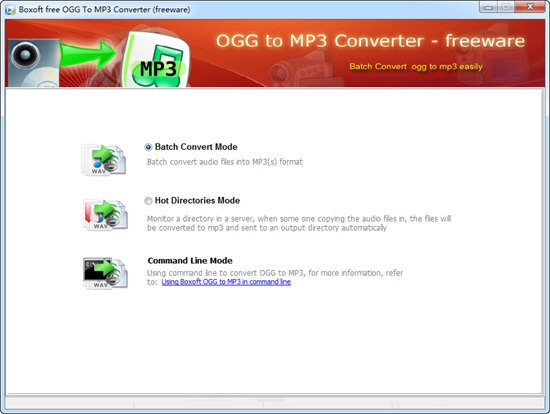 Boxoft OGG to MP3 Converter