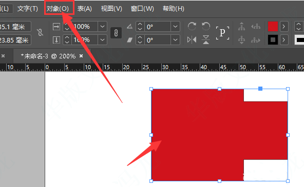 InDesign不规则图形怎么转换成线条