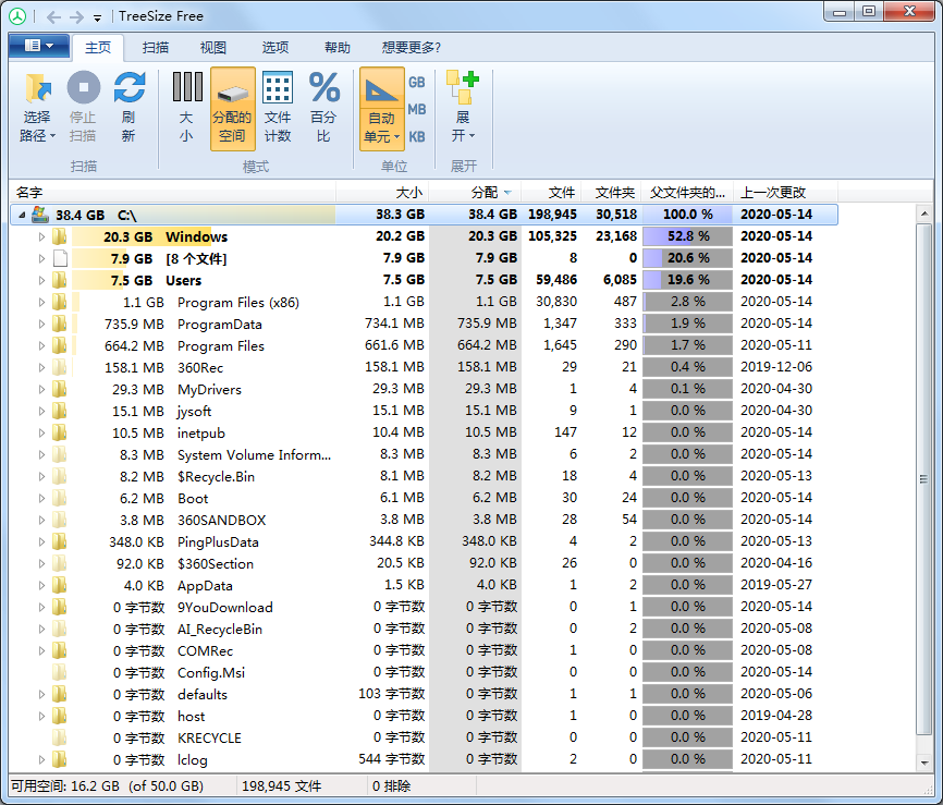 TreeSize Free