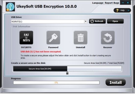 UkeySoft USB Encryption