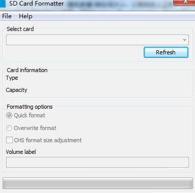 SD Card Formatter