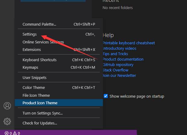 Vscode怎么关闭空窗