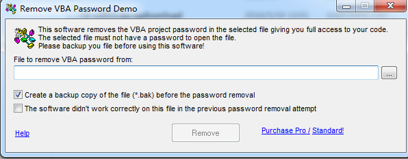 Remove VBA Password