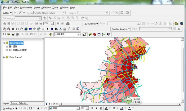 ARCMap绘制软件