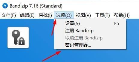 Bandizip怎么在密码管理器中添加密码