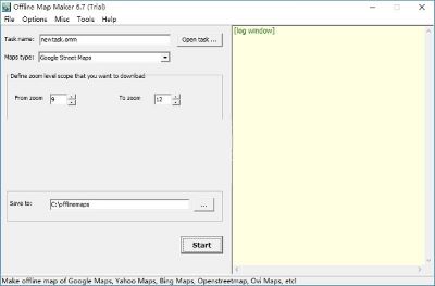 offline map maker