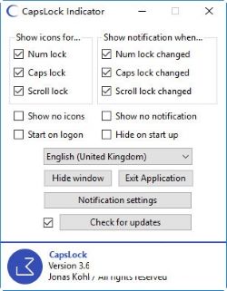 CapsLock Indicator