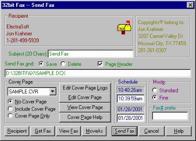 fax mail network