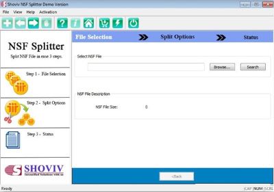 Shoviv NSF Splitter