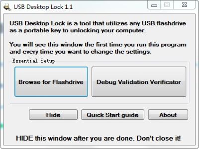 USB Desktop Lock