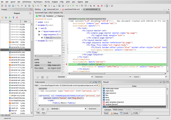 EditiX XML Editor